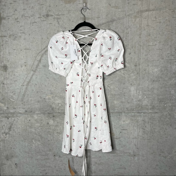 Reformation Lianne Linen Dress sz 0 - Picture 6 of 14